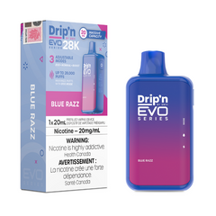 DRIP'N EVO 28K BLUE RAZZ DISPOSABLE VAPE