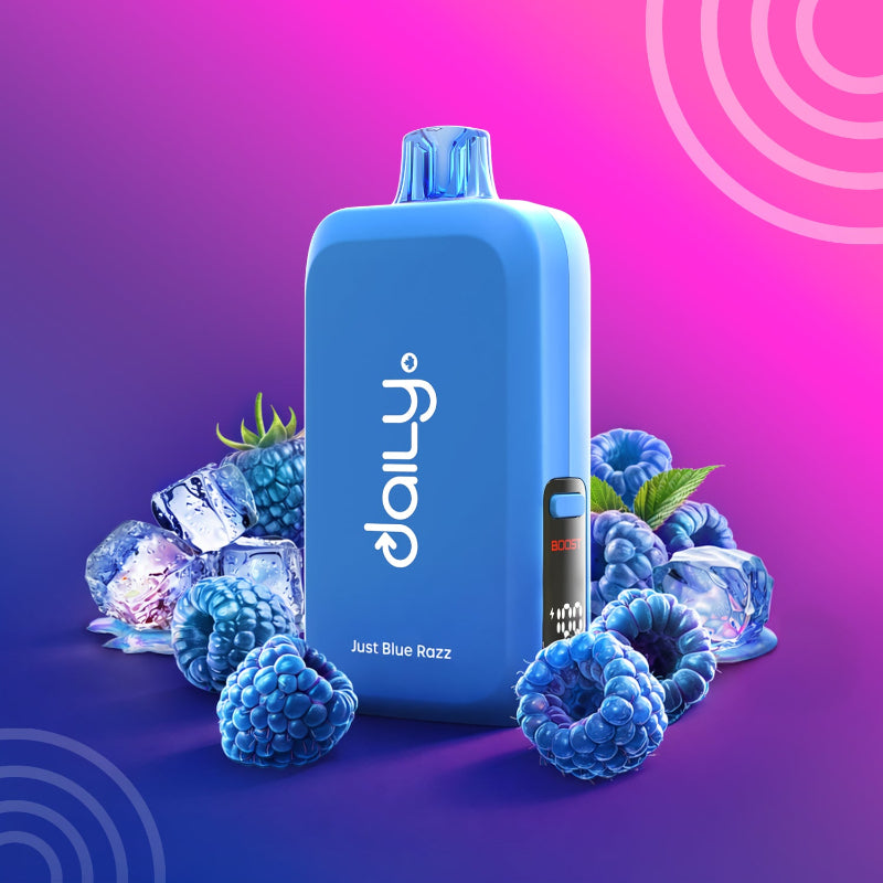 Drip'n Daily By Envi - Just Blue Razz, 100k Puffs
