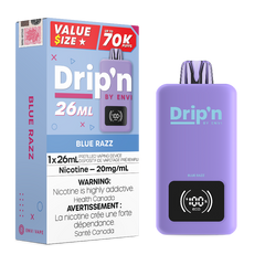 Blue Razz Drip'n 70k Value Series Disposable Vape