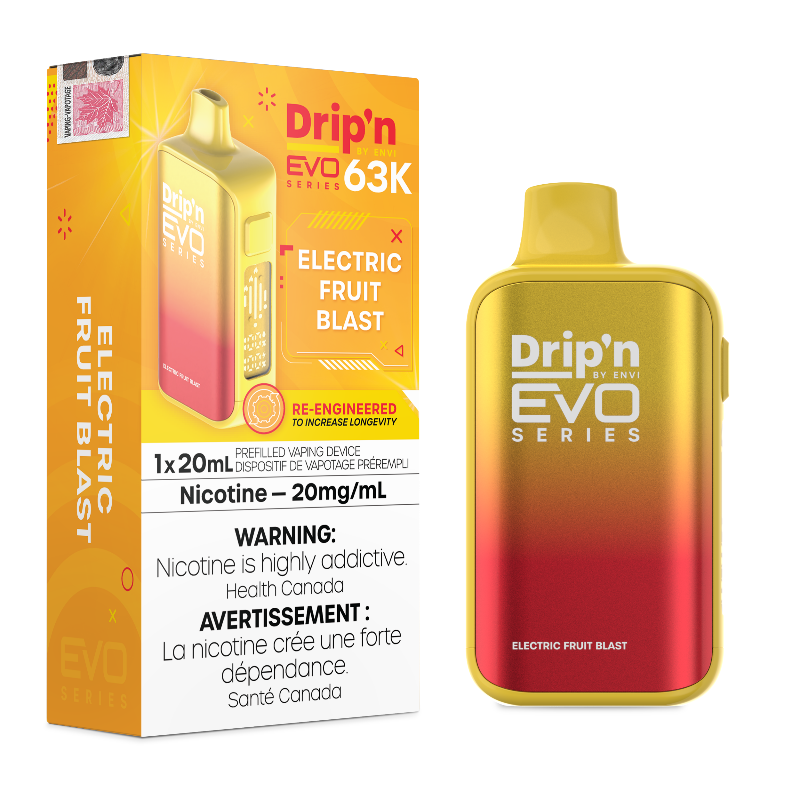 Drip'n Evo 63K by Envi Disposable Vape - Electric Fruit Blast