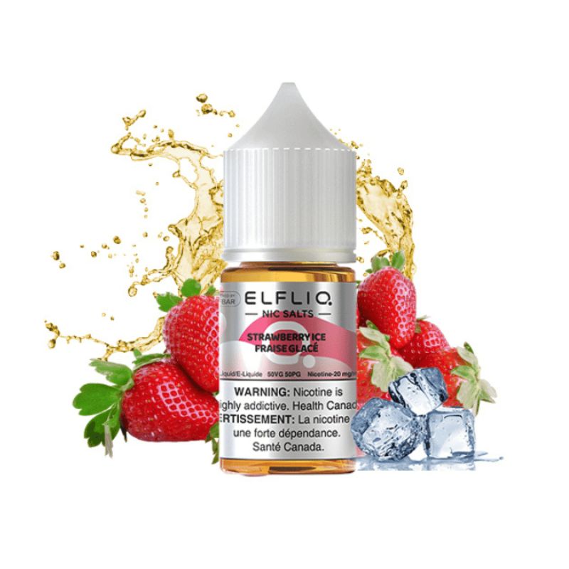 ELFLIQ STRAWBERRY ICE SALT NIC E-LIQUID