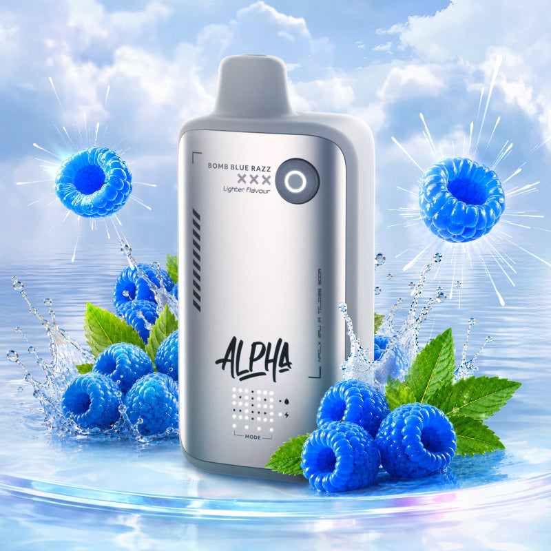 Flavour Beast Alpha Lite Series 80K Disposable Vape - Bomb Blue Razz, 30mL