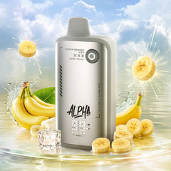 Flavour Beast Alpha Lite Series 80K Disposable Vape - Bussin Banana Iced, 30mL