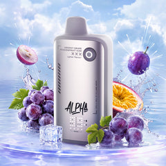 Flavour Beast Alpha Lite Series 80K Disposable Vape - Groovy Grape Passionfruit Iced, 30mL