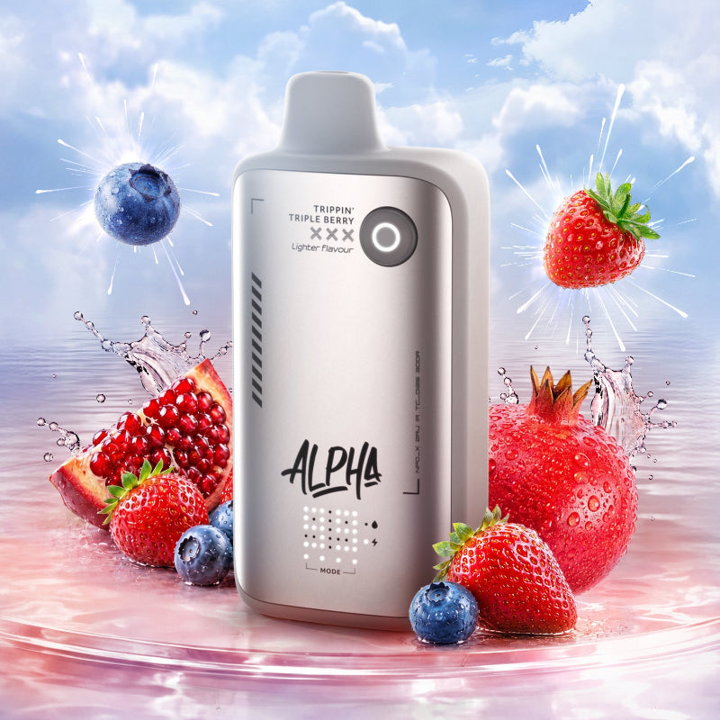Flavour Beast Alpha Lite Series 80K Disposable Vape - Trippin' Triple Berry, 30mL