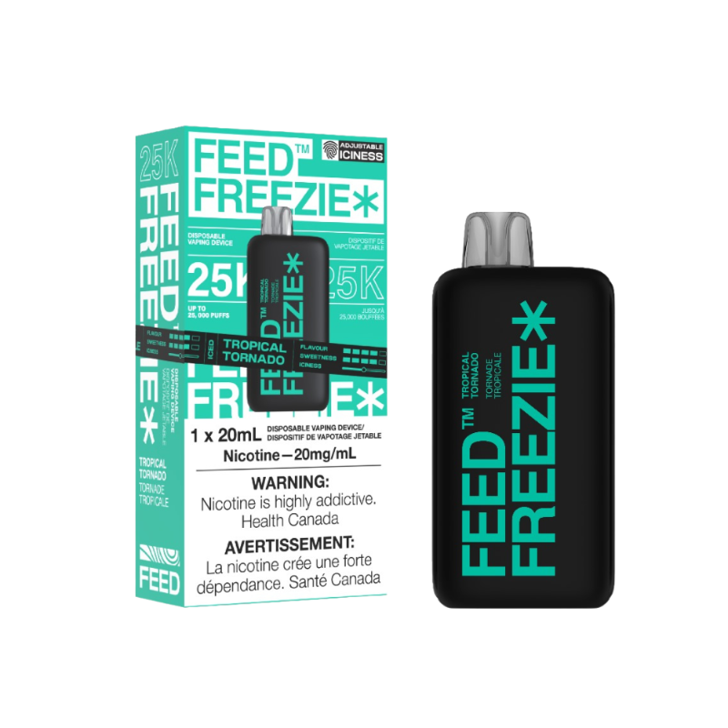 BUY FEED FREEZIE TROPICAL KISS DISPOSABLE (25000 PUFFs) AT MV QC, ON, NL, NS, BC, AL, MB