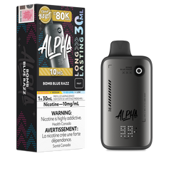 Flavour Beast Alpha 80K Disposable Vape 10MG - Bomb Blue Razz, 30mL