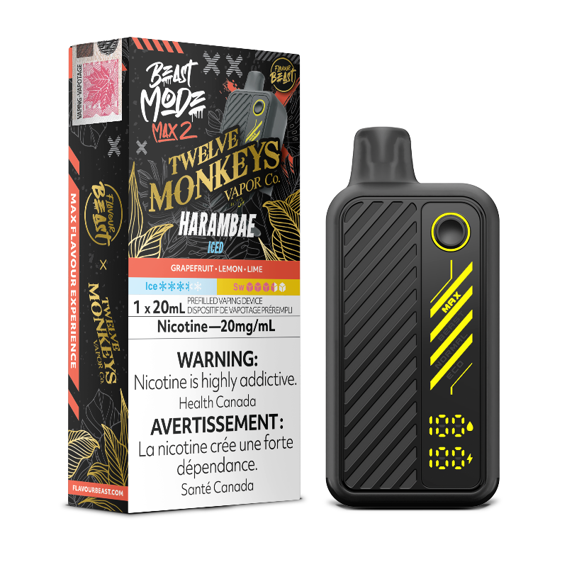 Beast Mode Max 2 50K X Twelve Monkeys Harambae Iced By Flavour Beast