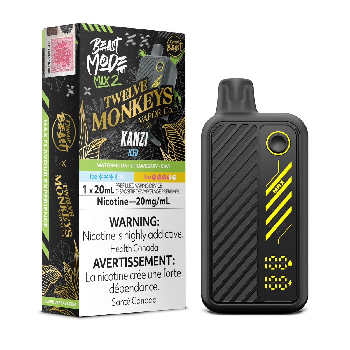 Beast Mode Max 2 50K X Twelve Monkeys Kanzi Iced By Flavour Beast
