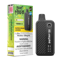 BUY BEAST MODE MAX 18K SUPER LEMON DISPOSABLE VAPE AT MISTER VAPOR CANADA