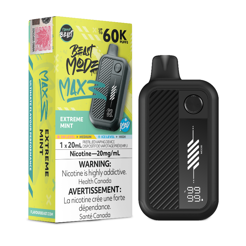 Flavour Beast - Beast Mode Max 3 60k Extreme Mint Iced Disposable Vape