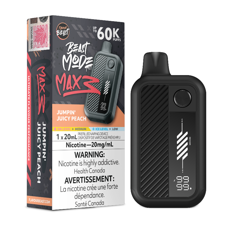 Flavour Beast - Beast Mode Max 3 60k Jumpin' Juicy Peach Disposable Vape