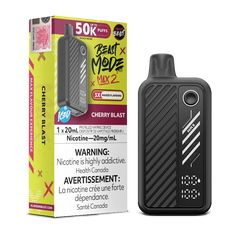 CHERRY BLAST ICE BEAST MODE MAX 2 BY FLAVOUR BEAST with 50000 puffs , adjustable airflow and 850 mah rechargeable battery.