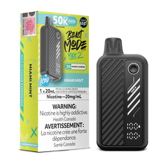 MIAMI MINT ICED BEAST MODE MAX 2 BY FLAVOUR BEAST with 50000 puffs , adjustable airflow and rechargeable battery. Buy now at Mister Vapor.