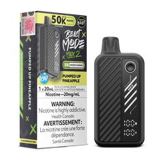 PUMPED UP PINEAPPLE ICED BEAST MODE MAX 2 BY FLAVOUR BEAST with 50K puffs , 4 power modes and rechargeable battery. Buy now at Mister Vapor.