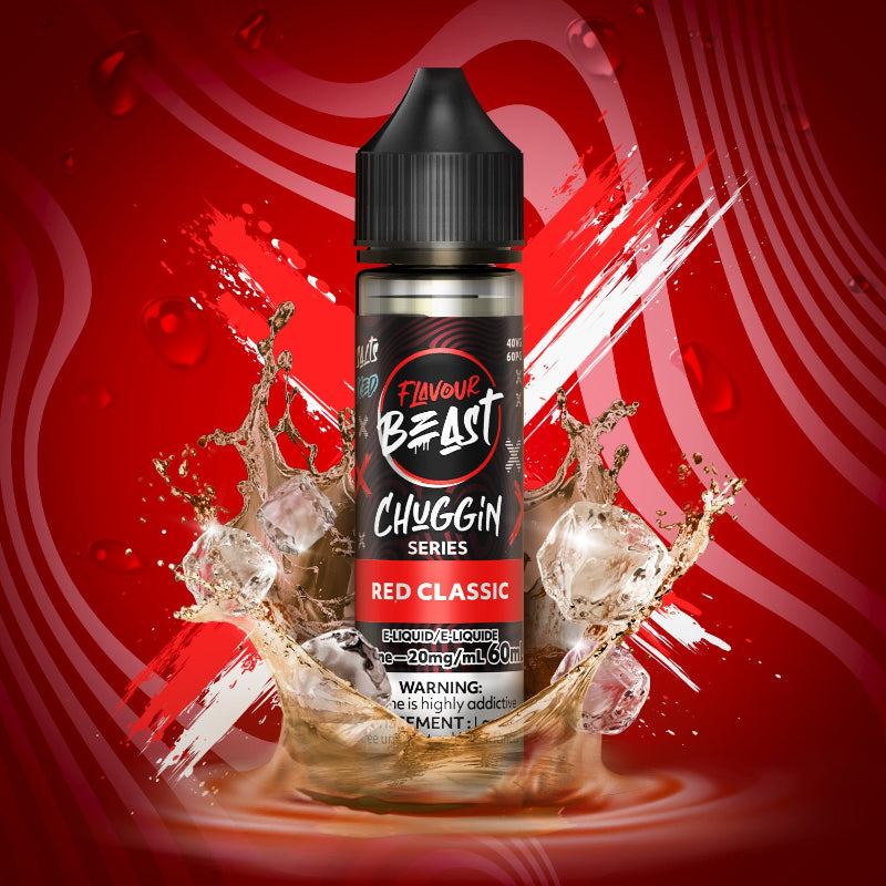 Flavour Beast Chuggin E-Liquid Red Classic Salt (60mL)