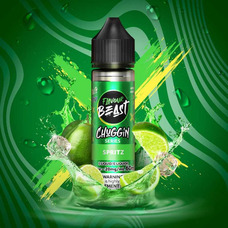 flavour beast vape juice BUY FLAVOUR BEAST CHUGGIN E-LIQUID SPRITZ SALT AT MISTER VAPOR BURLINGTON – Mister Vapor