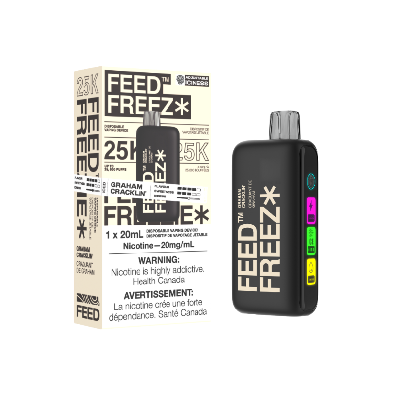 FEED FREEZ GRAHAM CRACKLIN' DISPOSABLE (25000 PUFFs)