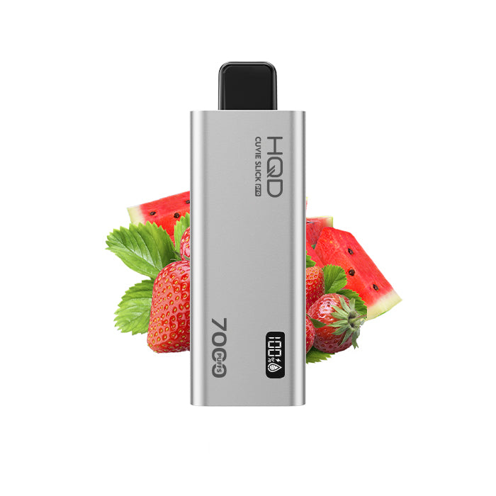 1. BEST RANKED FLAVOR HQD CUVIE SLICK PRO 7000 STRAWBERRY WATERMELON DISPOSABLE VAPE AT MISTER VAPOR CANADA