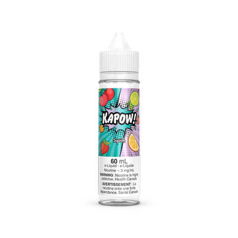 SQUISH BY KAPOW Experience the exhilarating zest of SQUISH BY KAPOW SALT, showcasing the essence of a tempting sour gummy treat meticulously created using the highest quality premium components. 