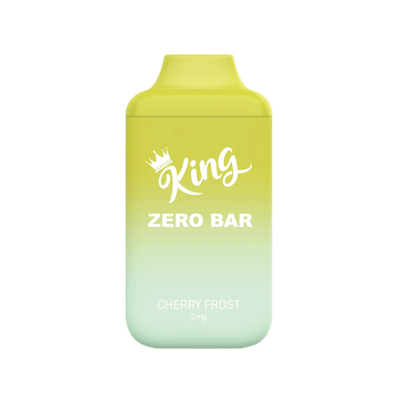 King Zero Bar Cherry Frost Nicotine Free Disposable Vape 6000 Puffs - DISPOSABLE - Mister Vapor