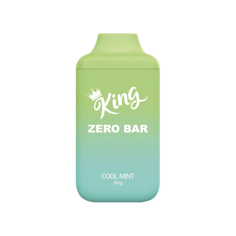 King Zero Bar Cool Mint Nicotine Free Disposable Vape 6000 Puffs - DISPOSABLE - Mister Vapor
