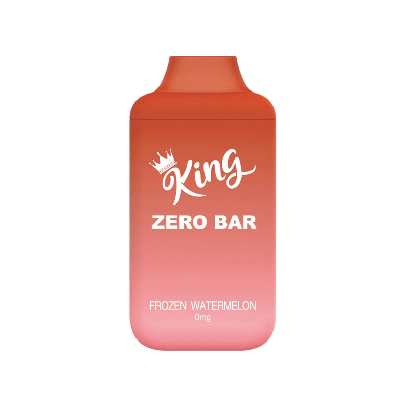 King Zero Bar Frozen Watermelon Nicotine Free Disposable Vape 6000 Puffs - DISPOSABLE - Mister Vapor