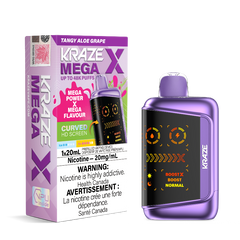Kraze Mega X 48K - Tangy Aloe Grape Disposable Vape