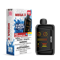 Kraze Mega X 48K - Red Lightning Ice Disposable Vape