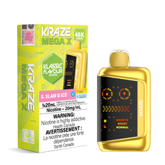 Kraze Mega X 48K - S. Slam G Ice Disposable Vape