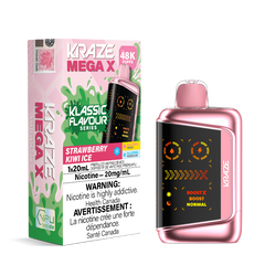 Kraze Mega X 48K - Strawberry Kiwi Ice Disposable Vape