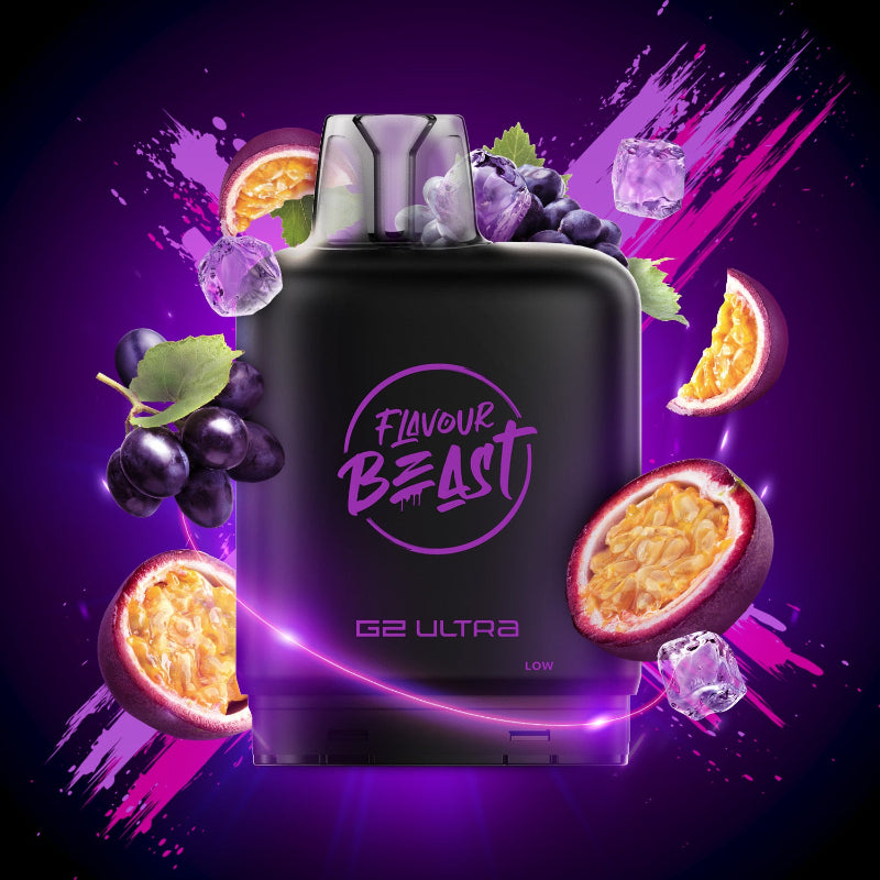 Level X G2 Ultra Pods 50k Groovy Grape Passionfruit Ice 50K Puffs