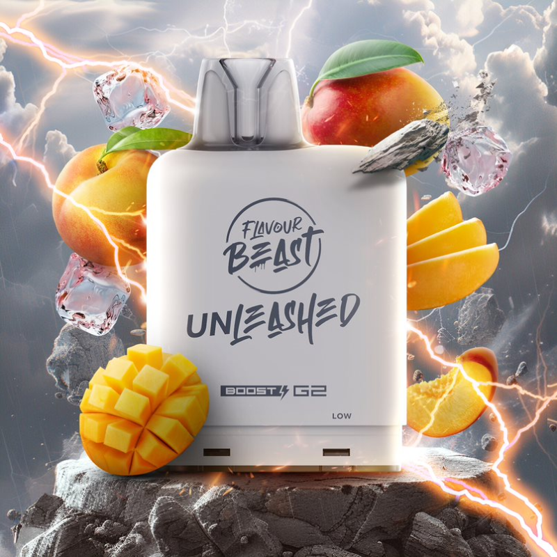 LEVEL X G2 EPIC PEACH MANGO ICED BOOST FLAVOUR BEAST PODS