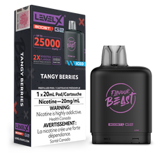 New Flavour !TANGY BERRIES ICED LEVEL X BOOST PODS Buy Now , with 25000 puffs and adjustable boost modes .