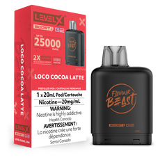 Indulge in the rich, frothy flavour of LOCO COCO LATTE! With 15,000 puffs & Boost Mode, LEVEL X Boost Pods bring intensified cocoa goodness to every vape.