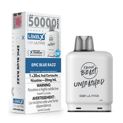 Level X G2 Ultra Pods 50k Unleashed Epic Blue Razz 50K Puffs