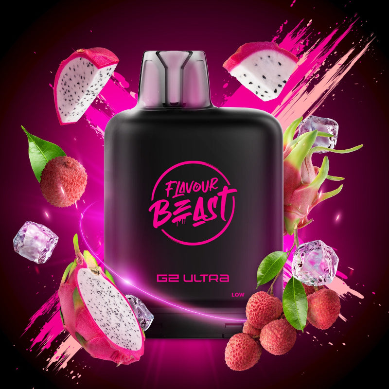 Level X G2 Ultra Flavour Beast Pods - Dreamy Dragon Fruit Lychee 50k Puffs