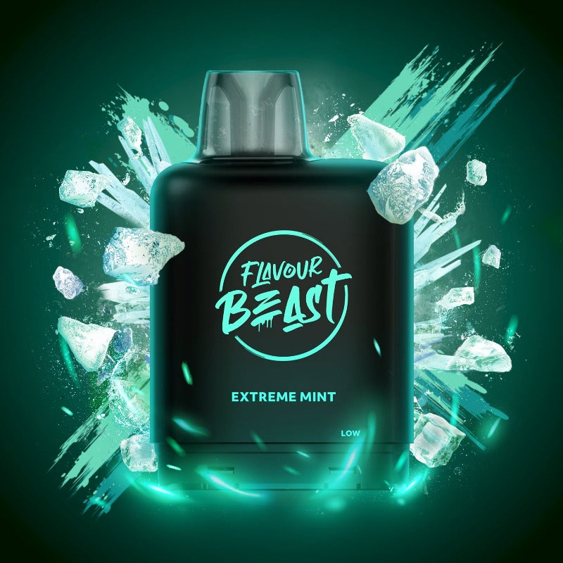 EXTREME MINT ICED LEVEL X BOOST PODS Caution: this intense minty flavor is not for the faint of heart. It's not just strong--it's EXTREME Experience heightened vaping satisfaction with the Level X Boost Flavour Beast Pods, expertly engineered to offer an unmatched hybrid vaping encounter.