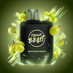 WILD WHITE GRAPE ICED LEVEL X BOOST PODS By far Flavour Beast's best selling flavour! Experience the unique flavor of plump and succulent white grapes, oh and don't forget that icy blast finish. This wild flavor combination is truly unforgettable