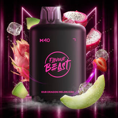 Level X M40 Flavour Beast Pods - Dub Dragon Melon Iced, 160k Puffs - PODS - Mister Vapor