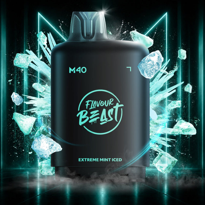 Level X M40 Flavour Beast Pods - Extreme Mint Iced, 160k Puffs