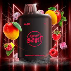 Level X M40 Flavour Beast Pods - Ragin' Razz Mango Iced, 160k Puffs - PODS - Mister Vapor