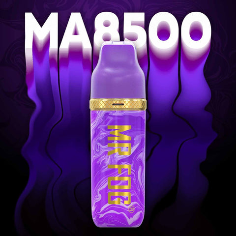 #1 DOUBLE GRAPE MR FOG MAX AIR MA8500 PUFFs DISPOSABLE VAPE With each inhale, you'll be greeted by the succulent sweetness of ripe grapes, reminiscent of freshly picked fruit straight from the vineyard.The Mr. Fog Max Air MA8500 boasts a 600mAh battery and adjustable airflow, guaranteeing endless puffing on the go.