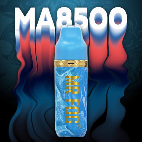 #1 DOUBLE RAZZ MR FOG MAX AIR MA8500 PUFFs DISPOSABLE VAPE intense sweetness of succulent raspberries doubled up for an explosion of fruity flavor on your palate.the Mr. Fog Max Air MA8500 Disposable Vape! This vape packs a massive 8500 puffs, offering a flavor explosion with its 17mL e-liquid capacity. 