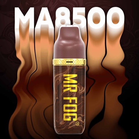 BUY NOW ! DOUBLE ESPRESSO MR FOG MAX AIR MA8500 PUFFs DISPOSABLE VAPE  With every inhale, savor the robust essence of freshly ground espresso beans. Mr. Fog Max Air MA8500 Disposable Vape! This limited edition vape packs a massive 8500 puffs, offering a flavor explosion with its 17mL e-liquid capacity.