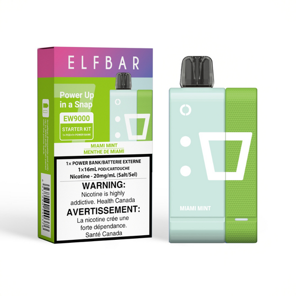 ELF BAR EW9000 MIAMI MINT STARTER KIT – Mister Vapor