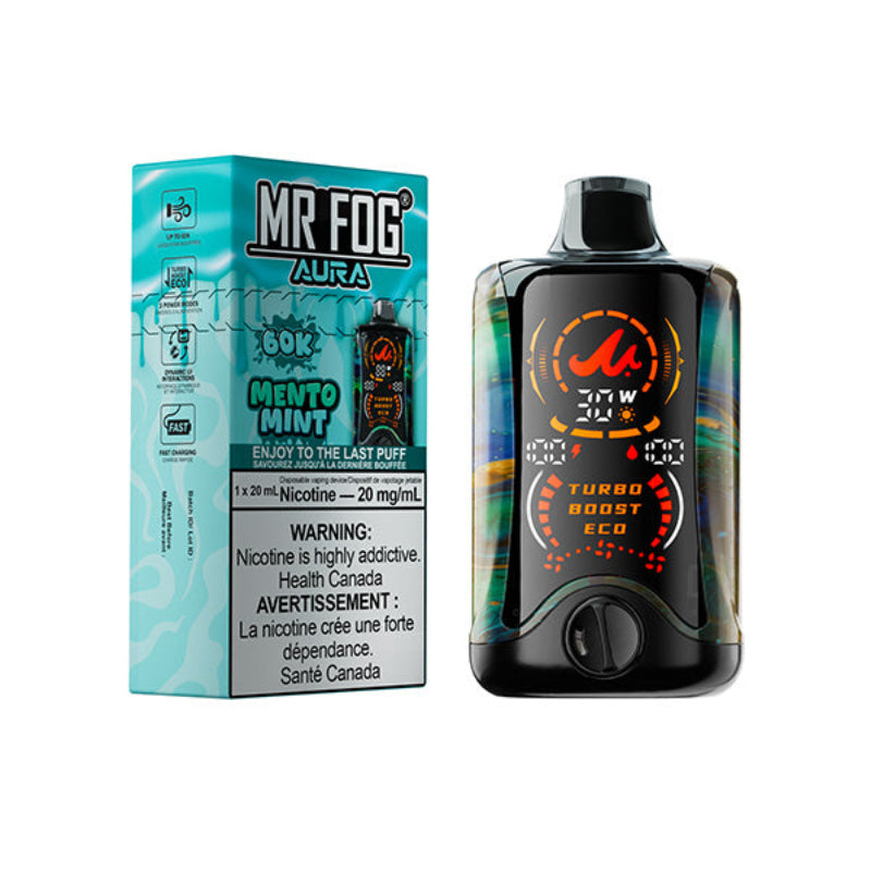 Mr Fog Aura 60K Mento Mint Disposable Vape
