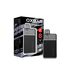 Oxbar Oxpod Elite: 1300mAh battery, 8mL pod, adjustable wattage (5-30W), child lock, 35,000 puffs, USB-C, sleek leather finish, and Hyper Coil tech!