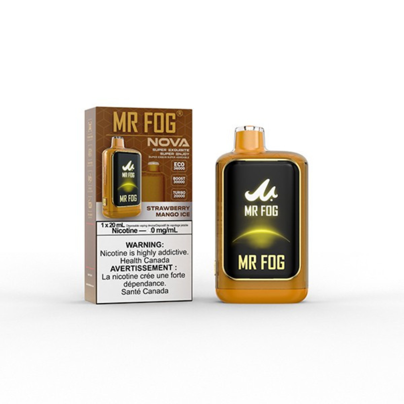 Mr Fog Nova Nicotine Free Strawberry Mango Ice 36K Disposable Vape Mister Vapor Mr Fog Nova Nicotine Free Strawberry Mango Ice 36K Disposable Vape Mister Vapor