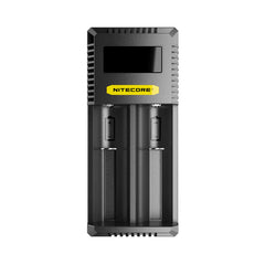 Nitecore battery charger on a white background